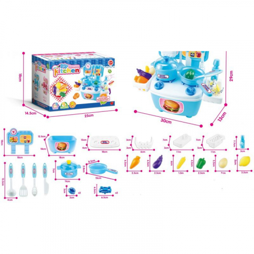 Obrázek Mini kuchyňka modrá