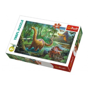 Obrázek Puzzle Dinosauři 33x22cm 60 dílků