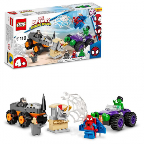 Obrázek LEGO<sup><small>®</small></sup> Marvel 10782 - Hulk vs. Rhino – souboj džípů