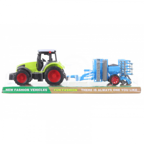 Traktor se secm strojem - Cena : 128,- K s dph 
