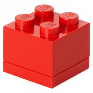 LEGO Mini Box 46 x 46 x 43 - erven - Cena : 79,- K s dph 
