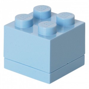 LEGO Mini Box 46 x 46 x 43 - svtle modr - Cena : 79,- K s dph 