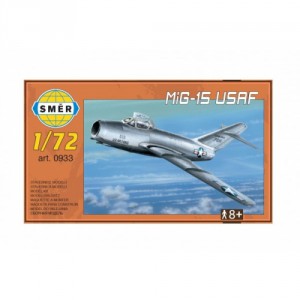 Model MiG-15 USAF 1:72 15x14cm v krabici 25x14,5x4,5cm - Cena : 170,- K s dph 