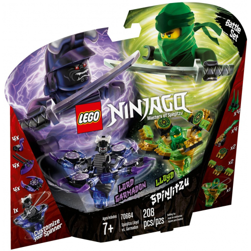 LEGO Ninjago 70664 -  Spinjitzu Lloyd vs. Garmadon - Cena : 387,- K s dph 