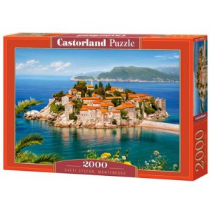 Puzzle 2000 dlk - Svati Stefan, Montenegro - Cena : 339,- K s dph 