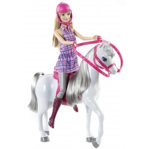 Barbie panenka s koem - Cena : 908,- K s dph 