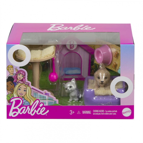 Barbie ZVÍŘÁTKA S DOPLŇKY ASST - 3 druhy - Cena : 153,- Kč s dph 