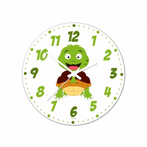Obrázek Nástěnné hodiny Veselá zvířátka - Želvička 30cm