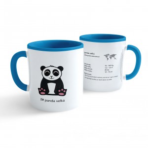 Hrnek Tuk a jeho kamardi - #2 panda velk - modr 330ml - Cena : 169,- K s dph 