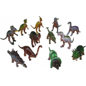 Obrázek dinosaurus 21 cm, 12 druhů