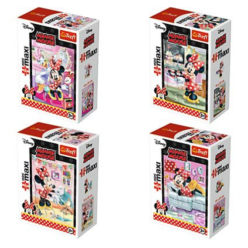 Puzzle puzzle miniMaxi - Disney Minnie - 4 druhy - Cena : 39,- K s dph 