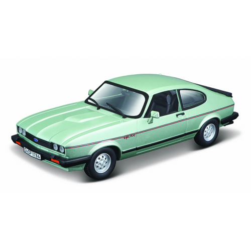 Bburago 1:24 Plus Ford Capri 1982 light green - Cena : 323,- K s dph 