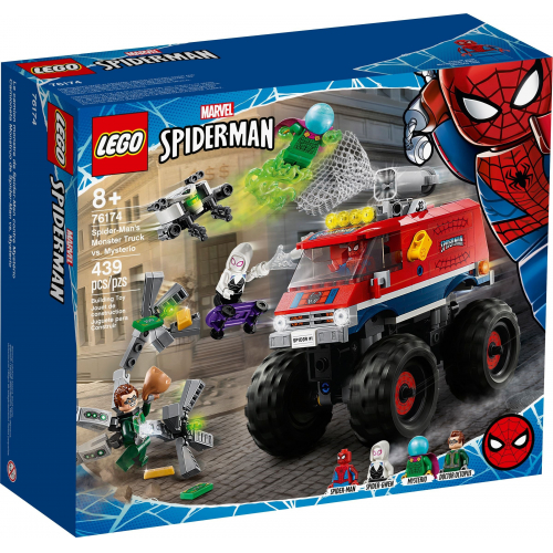 LEGO Super Heroes 76174 - SpiderMan v monster trucku vs. Mysterio - Cena : 1009,- K s dph 