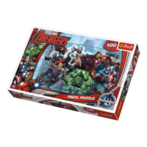 Obrázek Puzzle The Avengers 100 dílků 41x27,5cm