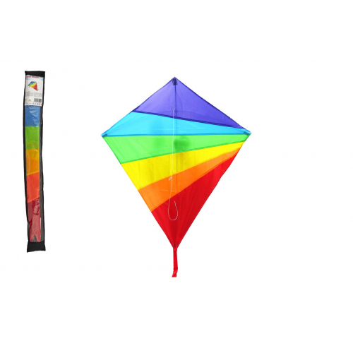 Obrázek Drak létající nylon 88x81cm barevný v sáčku 10x86cm