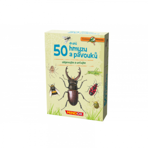 Expedice proda: 50 druh hmyzu a pavouk - Cena : 208,- K s dph 