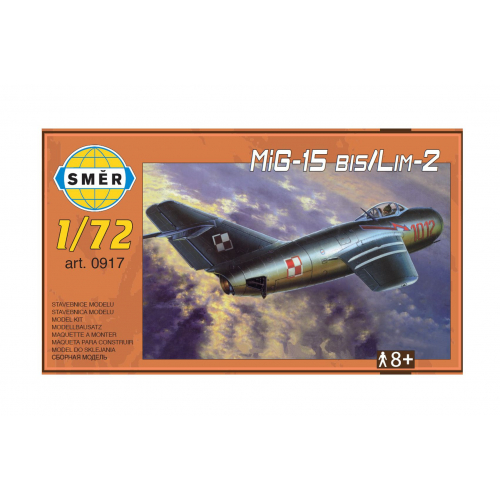 Model MiG-15 bis/Lim-2 1:72 15x14cm v krabici 25x14,5x4,5cm - Cena : 92,- K s dph 
