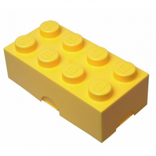 Obrázek LEGO<sup><small>®</small></sup> box na svačinu 100 x 200 x 75 mm - žlutá