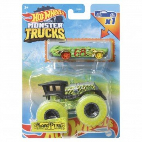 Hot Wheels Moster trucks 1:64 s anglikem - Loco Pank - Cena : 132,- K s dph 