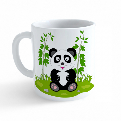 Obrázek Hrnek Veslá zvířátka Panda v přírodě