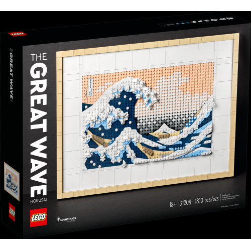 Obrázek LEGO<sup><small>®</small></sup> Art 31208 - Hokusai - Velká vlna
