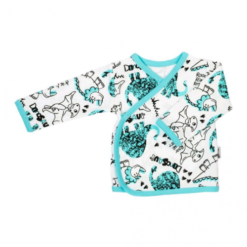 Obrázek Kojenecká bavlněná košilka Nicol Dinosaur 62 (3-6m)