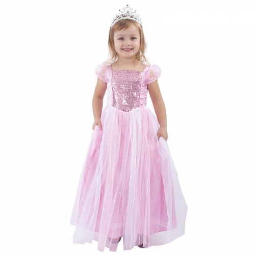 Obrázek Dětský kostým růžová princezna (M)