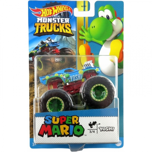 Obrázek Hot Wheels Monster Trucks - Tematické truck - Super Mario Yoshi