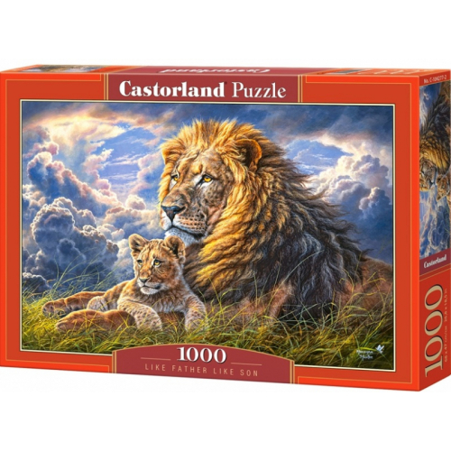 Puzzle 1000 dlk - Dva lvy - jak otec, takov syn - Cena : 179,- K s dph 