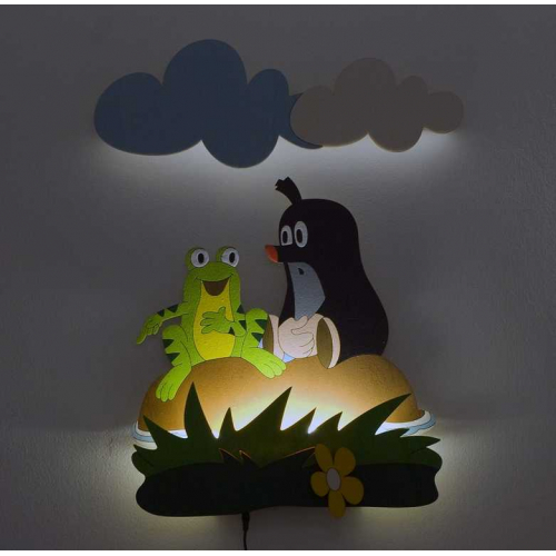Obrázek DoDo Dětská LED lampička krtek a žabka