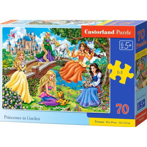 Puzzle Castorland 70 dlk premium - Princezny v zahrad - Cena : 142,- K s dph 