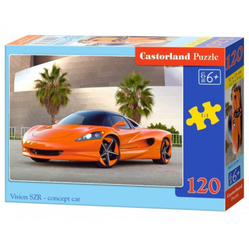 Puzzle 120 dlk - Vision SZR - auto budoucnosti oranov - Cena : 86,- K s dph 
