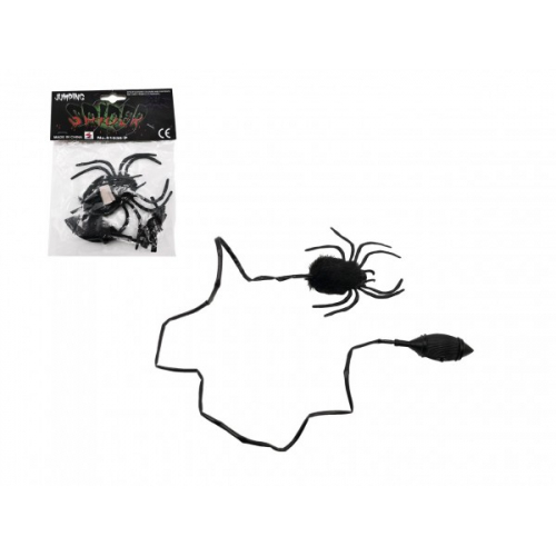 Obrzek Pavouk skkajc ply/plast 7cm v sku 14x19x3cm