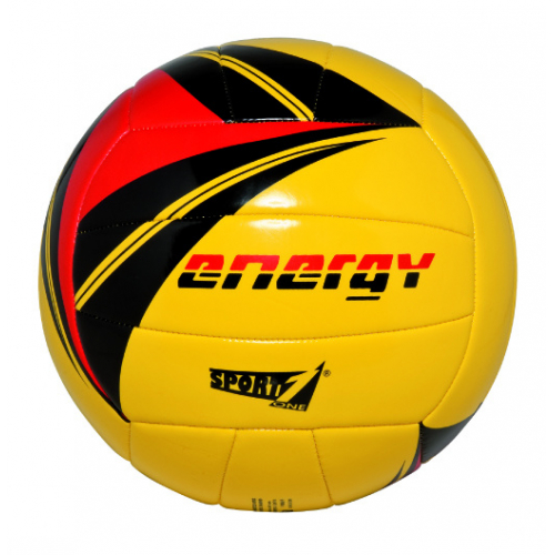 Obrázek Míč kožený volejbalový - žlutý