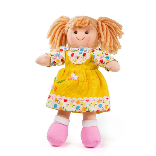 Obrázek Bigjigs Toys Látková panenka Daisy 28 cm