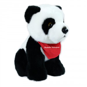plyov panda sedc, 18 cm se tkem - Cena : 519,- K s dph 
