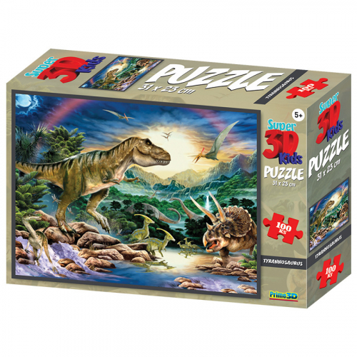 Puzzle 3D 100 dlk Tyrannosaurus - Cena : 129,- K s dph 