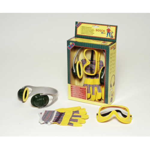 Obrázek Bosch set - sluchátka, rukavice, ochranné brýle
