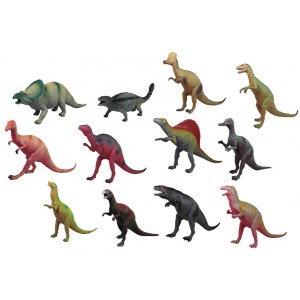 dinosaurus 25 - 33 cm, 12 druhů - Cena : 66,- Kč s dph 