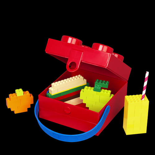 LEGO box s rukojet - erven - Cena : 399,- K s dph 
