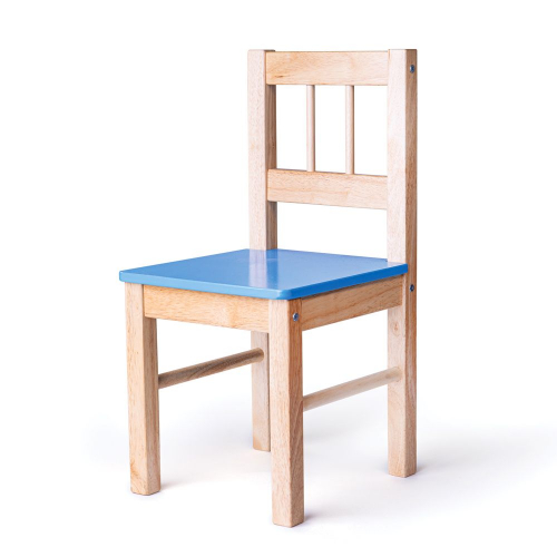 Obrázek Bigjigs Toys Dřevěná židle modrá