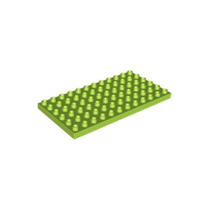 LEGO DUPLO - Podloka 6x12, Svtle luto-zelen - Cena : 128,- K s dph 