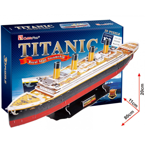 Puzzle 3D Titanic ? 113 dlk - Cena : 698,- K s dph 