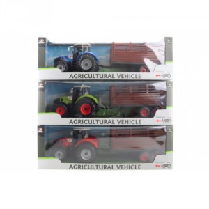 Traktor s vlekou - 3 druhy - Cena : 384,- K s dph 