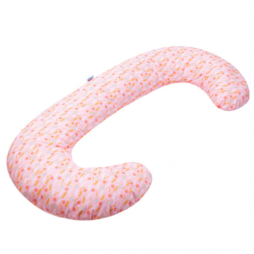 Obrázek Univerzální kojící polštář ve tvaru C New Baby Harmony růžový