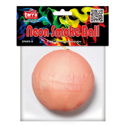 Obrzek Dmovnice erven 1ks Neon Smoke Ball