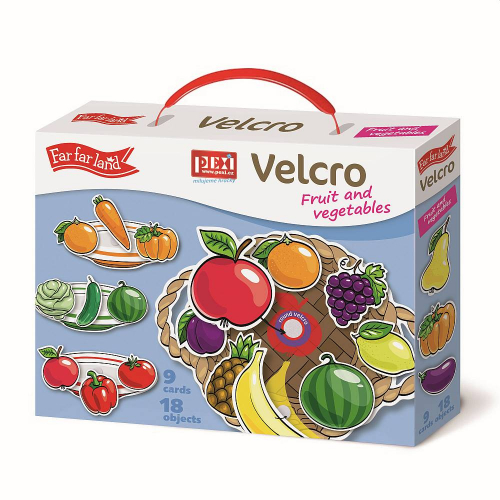 Obrázek Pexi Velcro skládačky - Ovoce a Zelenina