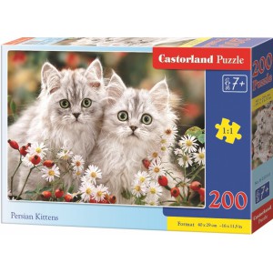 Puzzle Castorland 200 dlk premium - Koata persk koky - Cena : 106,- K s dph 