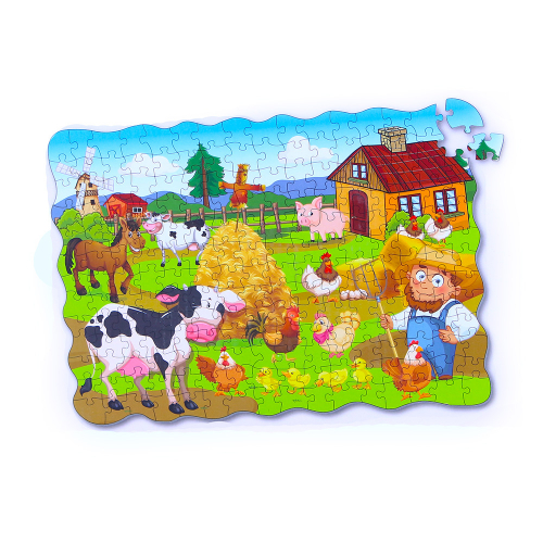 Obrázek Puzzle farma 208 ks 90x64 cm