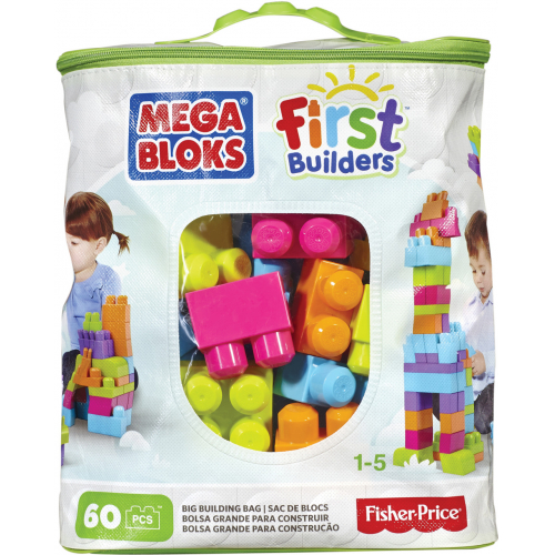 Mega Bloks First Builders Big Building bag unisex 60ks - Cena : 349,- K s dph 